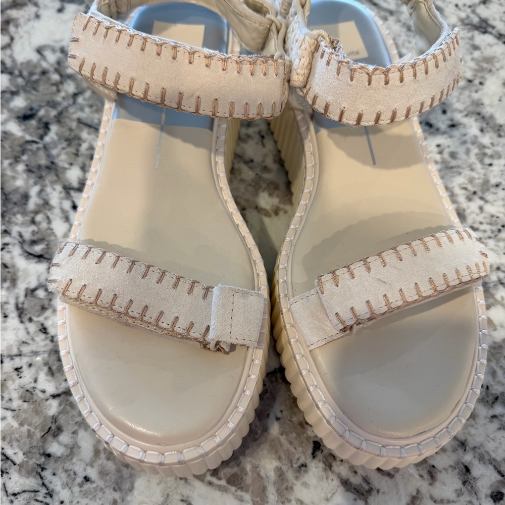 Dolce Vita Stylish Cream Sandals for Women